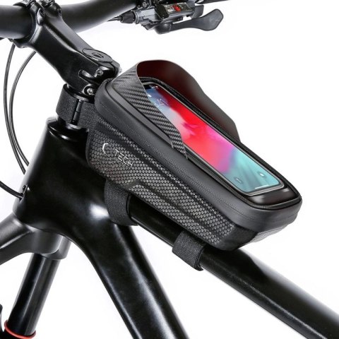 Torba Tech-Protect V2 rowerowa z miejscem na telefon 1l - czarna Tech-Protect
