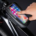 Torba Tech-Protect V2 rowerowa z miejscem na telefon 1l - czarna Tech-Protect