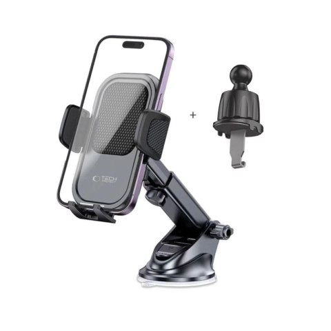 Uchwyt Tech-Protect V6 samochodowy na telefon na kokpit / kratkę nawiewu - czarny Tech-Protect