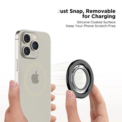 Uchwyt / ring Tech-Protect MMR300 magnetyczny z MagSafe - czarny Tech-Protect