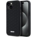 Etui DKNY 3D Rubber Repeat Pattern na iPhone 15 Plus - czarne DKNY