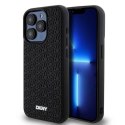 Etui DKNY 3D Rubber Repeat Pattern na iPhone 15 Pro Max - czarne DKNY