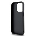 Etui DKNY 3D Rubber Repeat Pattern na iPhone 15 Pro - czarne DKNY