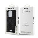 Etui DKNY 3D Rubber Repeat Pattern na iPhone 15 Pro - czarne DKNY
