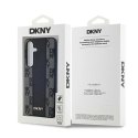 Etui DKNY Leather Checkered Mono Pattern MagSafe na Samsung Galaxy S24 - czarne DKNY