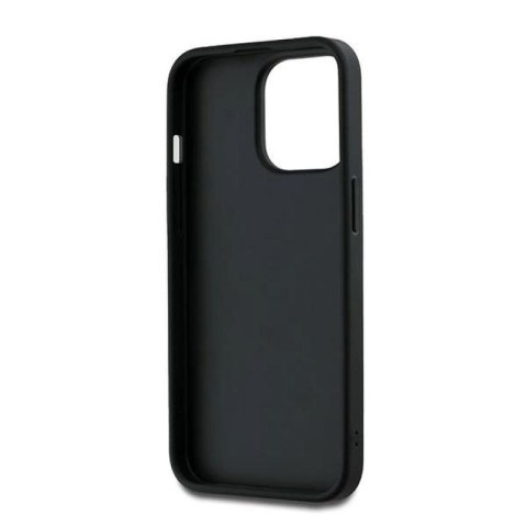 Etui DKNY Wrist Strap Stock Logo na iPhone 14 Pro - czarne DKNY