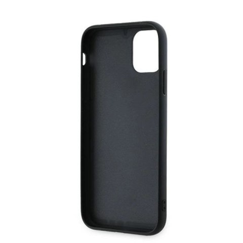 Etui Karl Lagerfeld Diagonal Quilted Script na iPhone 11 / Xr - czarne Karl Lagerfeld