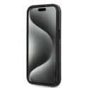 Etui Karl Lagerfeld Diagonal Quilted Script na iPhone 15 / 14 / 13 - czarne Karl Lagerfeld