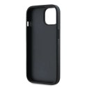 Etui Karl Lagerfeld Diagonal Quilted Script na iPhone 15 / 14 / 13 - czarne Karl Lagerfeld