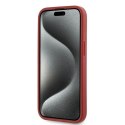 Etui Karl Lagerfeld Diagonal Quilted Script na iPhone 15 / 14 / 13 - czerwone Karl Lagerfeld