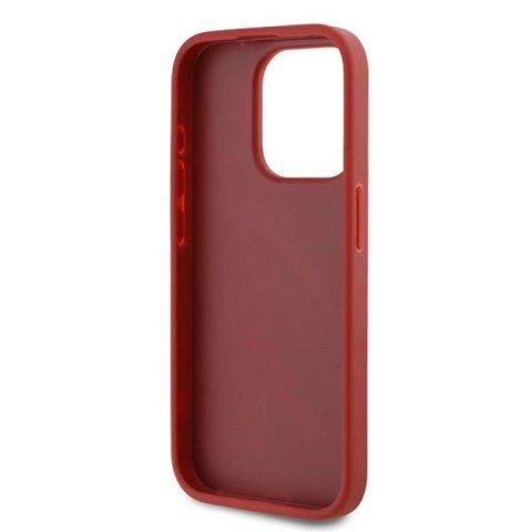 Etui Karl Lagerfeld Diagonal Quilted Script na iPhone 15 Pro Max - czerwone Karl Lagerfeld