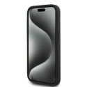 Etui Karl Lagerfeld Diagonal Quilted Script na iPhone 15 Pro - czarne Karl Lagerfeld