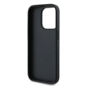 Etui Karl Lagerfeld Diagonal Quilted Script na iPhone 15 Pro - czarne Karl Lagerfeld