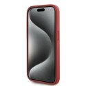 Etui Karl Lagerfeld Diagonal Quilted Script na iPhone 15 Pro - czerwone Karl Lagerfeld