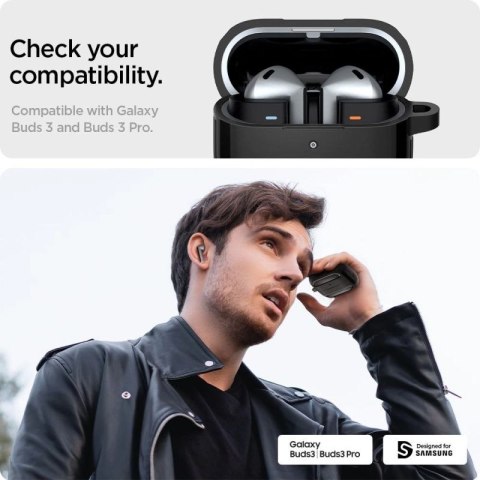 Etui Spigen Rugged Armor Samsung Galaxy Buds 3 / 3 Pro - czarne Spigen