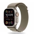 Pasek Tech-Protect Nylon Pro na Apple Watch 4 / 5 / 6 / 7 / 8 / 9 / SE / Ultra 1 / 2 (42/44/45/49 mm) - tytanowo-oliwkowy Tech-Protect