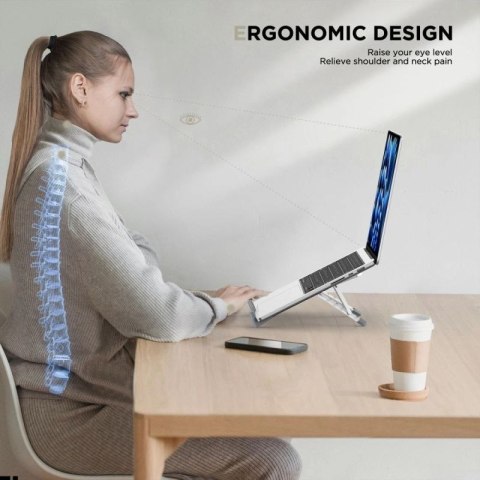 Podstawka Tech-Protect ULS300 na laptopa - srebrna Tech-Protect