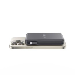 Powerbank Tech-Protect LifeMag PB31 z MagSafe 10000mAh 15W USB-C / USB-A / wbudowane kable USB-C / Lightning - czarny Tech-Protect