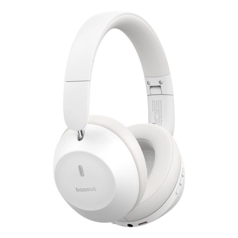 Słuchawki bezprzewodowe Baseus Bass 30 Max nauszne Bluetooth 5.3 - białe Baseus
