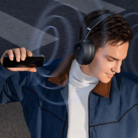 Słuchawki bezprzewodowe Baseus Bass 30 Max nauszne Bluetooth 5.3 - czarne Baseus