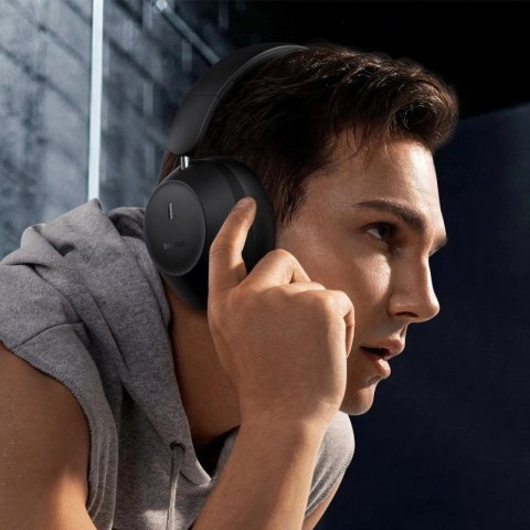 Słuchawki bezprzewodowe Baseus Bass 30 Max nauszne Bluetooth 5.3 - czarne Baseus