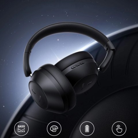 Słuchawki bezprzewodowe Baseus Bass 30 Max nauszne Bluetooth 5.3 - czarne Baseus