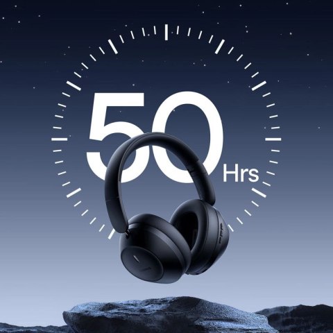 Słuchawki bezprzewodowe Baseus Bass 30 Max nauszne Bluetooth 5.3 - czarne Baseus