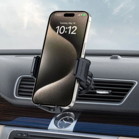 Uchwyt Tech-Protect V7 samochodowy na telefon na kokpit / kratkę nawiewu - czarny Tech-Protect