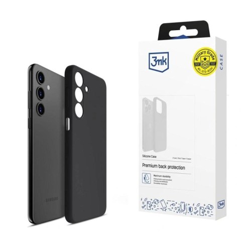 Etui 3mk Silicone Case na Samsung Galaxy A15 5G - czarne 3mk Protection