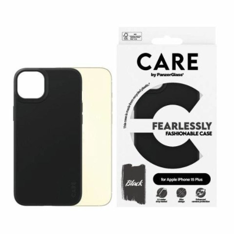 Etui CARE by PanzerGlass Fearlessly Fashionable Case na iPhone 15 Plus - czarne PanzerGlass
