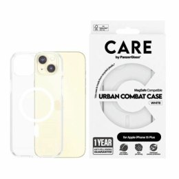 Etui CARE by PanzerGlass Urban Combat Case MagSafe na iPhone 15 Plus - białe PanzerGlass