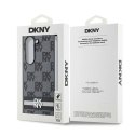 Etui DKNY Chequered Pattern Printed Stripes na Samsung Galaxy Z Fold 6 - czarne DKNY