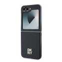 Etui DKNY Repeat Pattern Stack Logo na Samsung Galaxy Z Flip6 - czarne DKNY