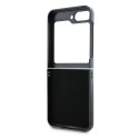 Etui DKNY Repeat Pattern Stack Logo na Samsung Galaxy Z Flip6 - czarne DKNY