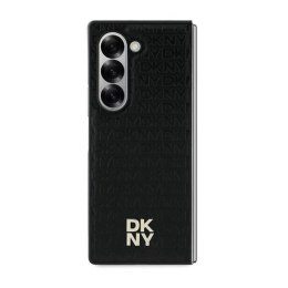 Etui DKNY Repeat Pattern Stack Logo na Samsung Galaxy Z Fold6 - czarne DKNY