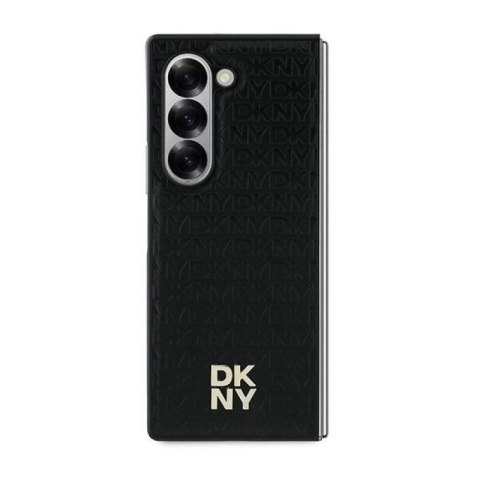 Etui DKNY Repeat Pattern Stack Logo na Samsung Galaxy Z Fold6 - czarne DKNY