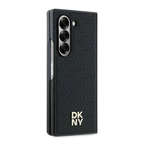 Etui DKNY Repeat Pattern Stack Logo na Samsung Galaxy Z Fold6 - czarne DKNY