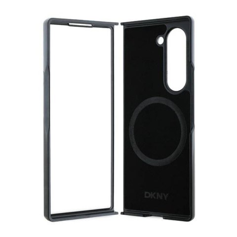 Etui DKNY Repeat Pattern Stack Logo na Samsung Galaxy Z Fold6 - czarne DKNY