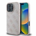 Etui Guess 4G Classic na iPhone 16 Pro - różowe Guess