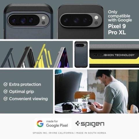 Etui Spigen Tough Armor na Google Pixel 9 Pro XL - grafitowe Spigen