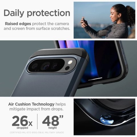 Etui Spigen Tough Armor na Google Pixel 9 Pro XL - grafitowe Spigen