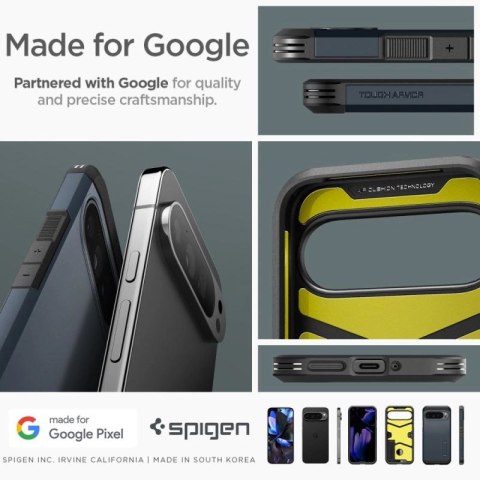 Etui Spigen Tough Armor na Google Pixel 9 Pro XL - grafitowe Spigen