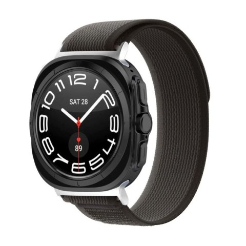 Pasek Tech-Protect Nylon na Samsung Galaxy Watch Ultra (47 mm) - czarno-pomarańczowy Tech-Protect