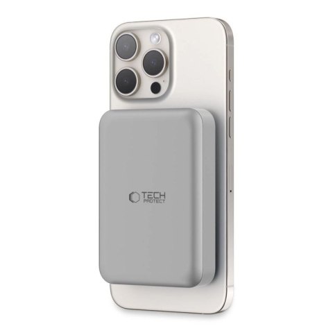 Powerbank Tech-Protect PB11 LifeMag MagSafe 10000 mAh - tytanowy Tech-Protect