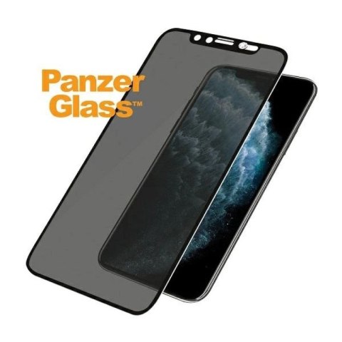 Szkło hartowane PanzerGlass E2E Super+ na iPhone X/XS/11 Pro - czarne PanzerGlass