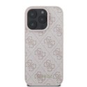 Etui Guess 4G Classic na iPhone 16 Pro Max - różowe Guess