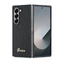 Etui Guess 4G Glitter Script na Samsung Galaxy Z Fold 6 - czarne Guess