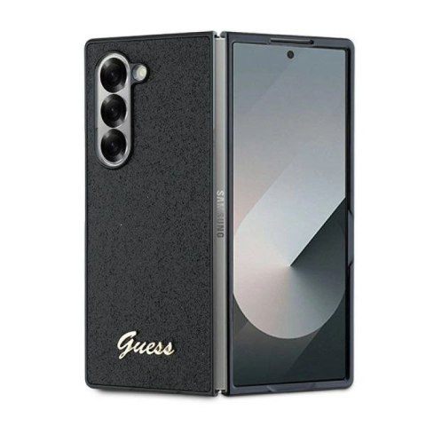 Etui Guess 4G Glitter Script na Samsung Galaxy Z Fold 6 - czarne Guess