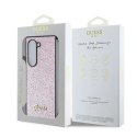 Etui Guess 4G Glitter Script na Samsung Galaxy Z Fold 6 - różowe Guess