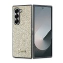 Etui Guess 4G Glitter Script na Samsung Galaxy Z Fold 6 - złote Guess